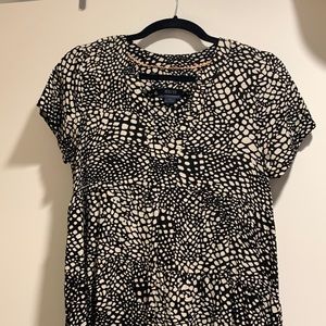 Maeve by Anthropologie black & white dress